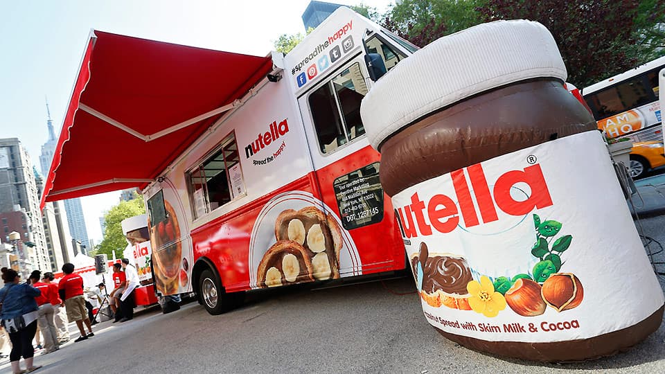 Branded food truck activation by IgnitionXM